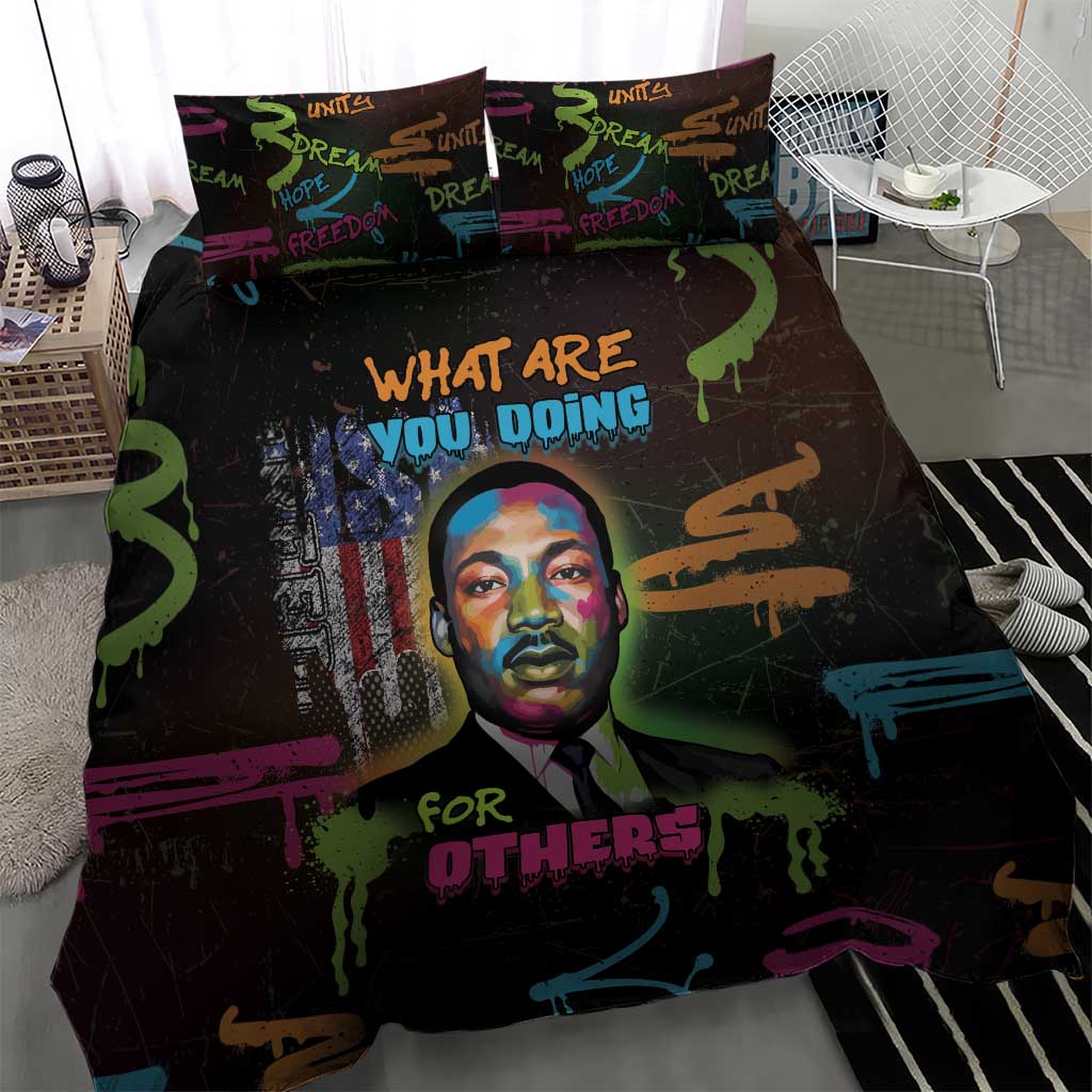 Martin Luther King Jr Day Bedding Set What Are You Doing For Others - Wonder Print Shop