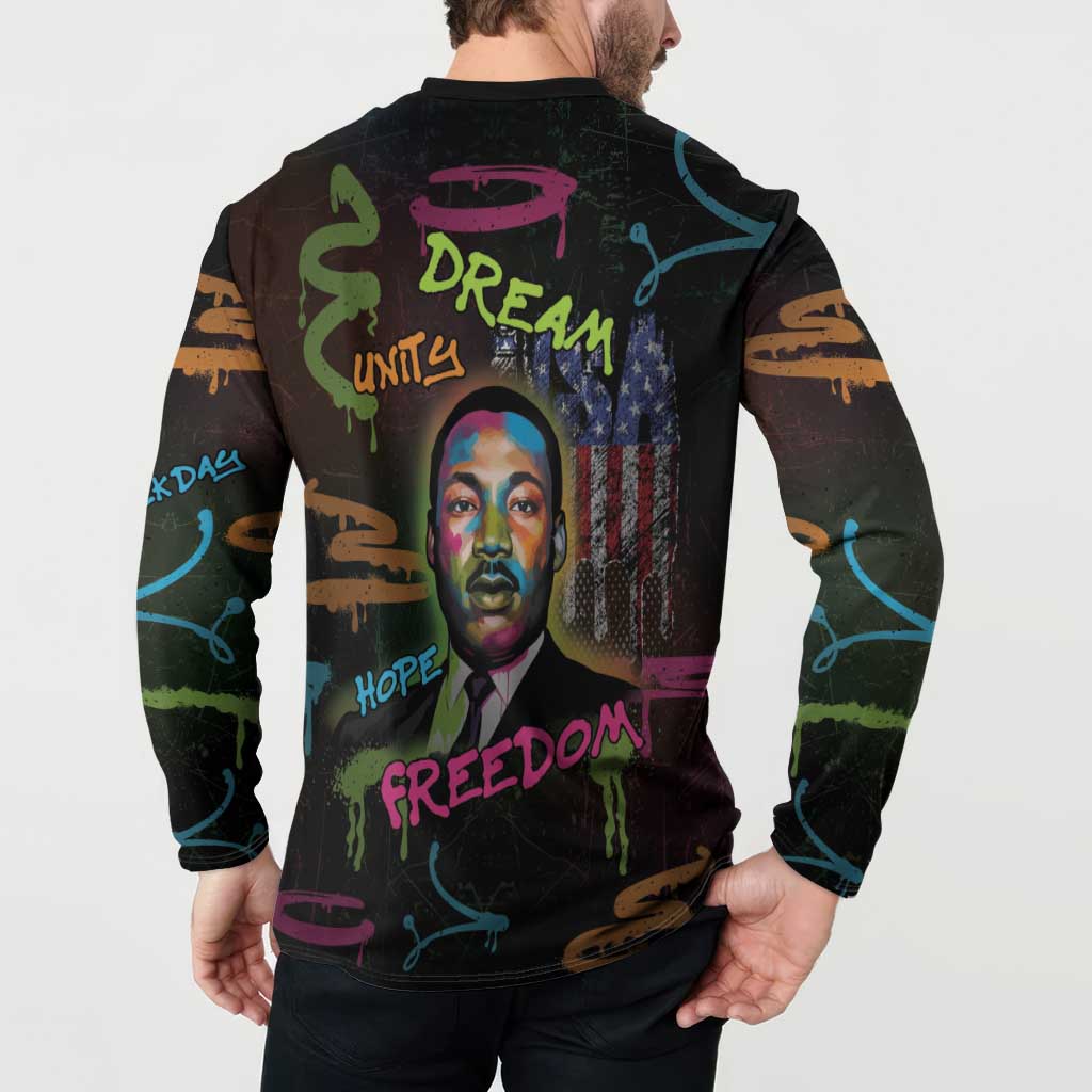 Martin Luther King Jr Day Button Sweatshirt What Are You Doing For Others - Wonder Print Shop