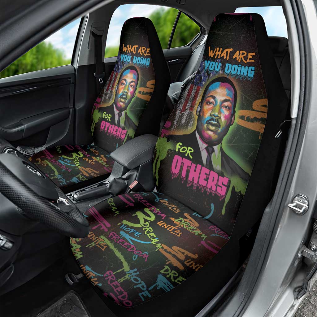 Martin Luther King Jr Day Car Seat Cover What Are You Doing For Others - Wonder Print Shop