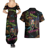 Martin Luther King Jr Day Couples Matching Summer Maxi Dress and Hawaiian Shirt What Are You Doing For Others - Wonder Print Shop