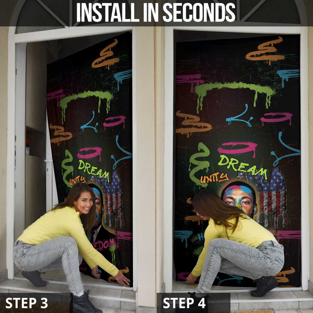 Martin Luther King Jr Day Door Cover What Are You Doing For Others - Wonder Print Shop