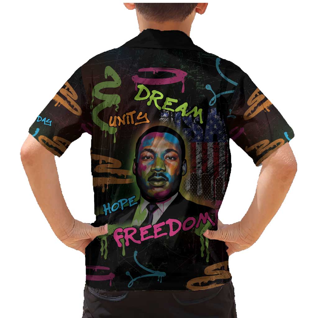 Martin Luther King Jr Day Family Matching Mermaid Dress and Hawaiian Shirt What Are You Doing For Others - Wonder Print Shop