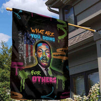 Martin Luther King Jr Day Garden Flag What Are You Doing For Others - Wonder Print Shop