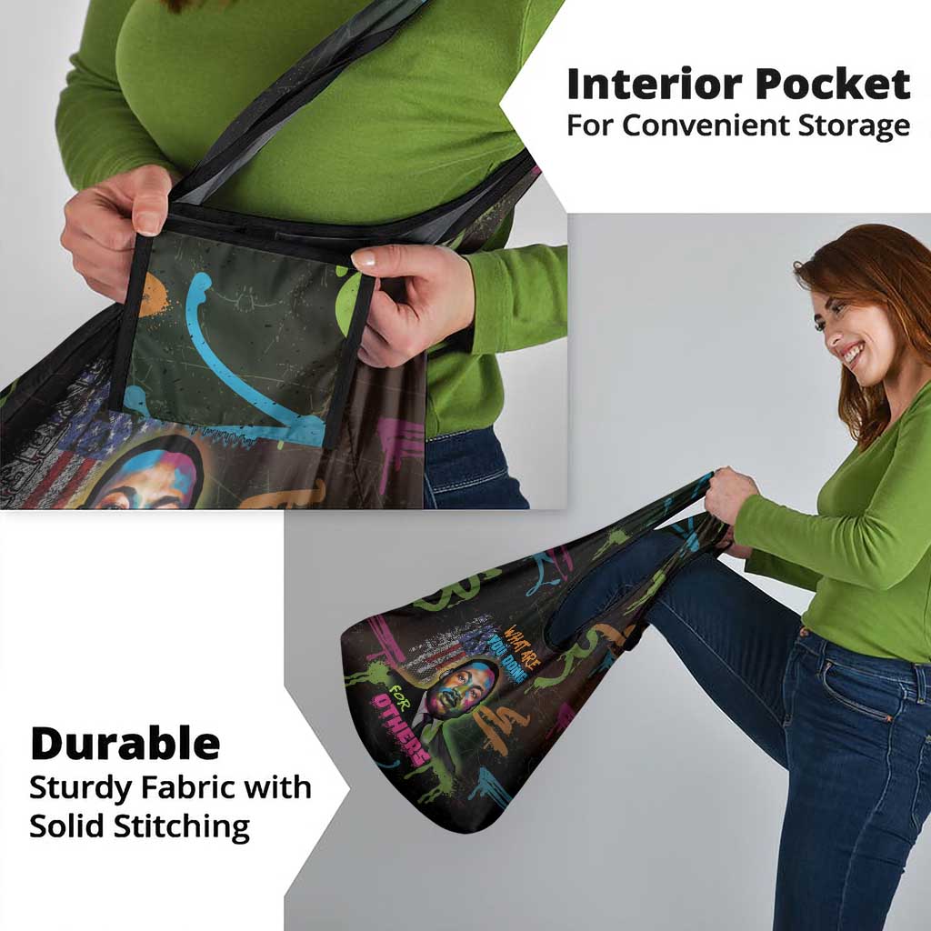 Martin Luther King Jr Day Grocery Bag What Are You Doing For Others - Wonder Print Shop