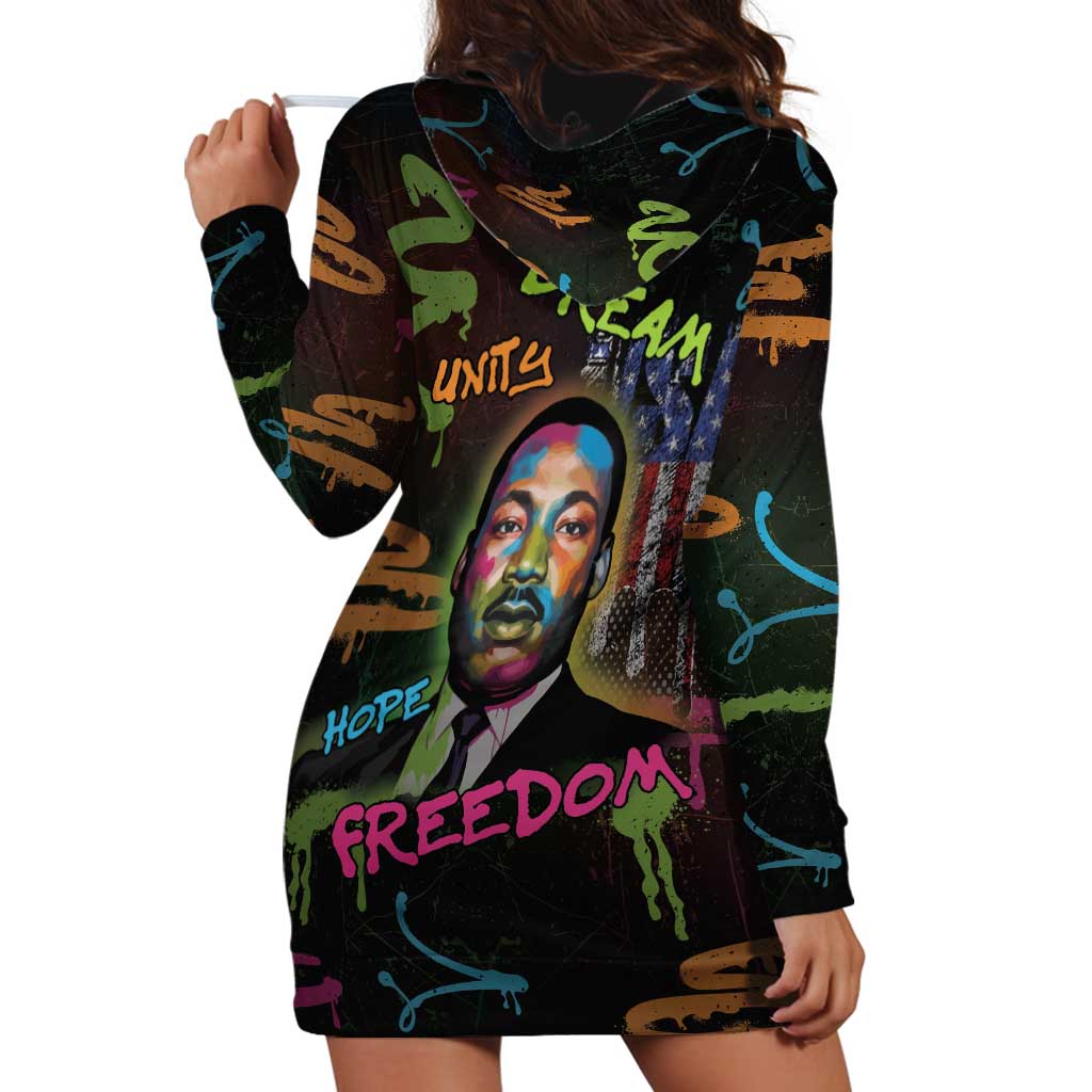Martin Luther King Jr Day Hoodie Dress What Are You Doing For Others - Wonder Print Shop