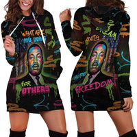 Martin Luther King Jr Day Hoodie Dress What Are You Doing For Others - Wonder Print Shop