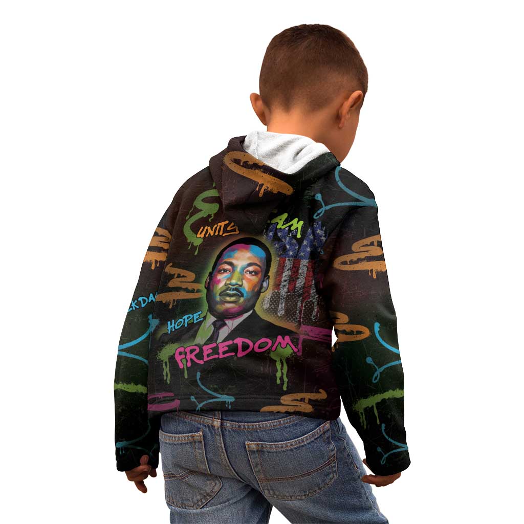 Martin Luther King Jr Day Kid Hoodie What Are You Doing For Others - Wonder Print Shop