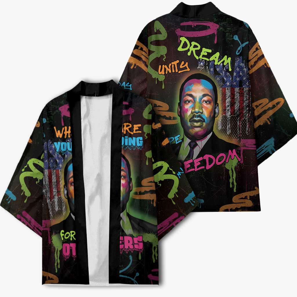 Martin Luther King Jr Day Kimono What Are You Doing For Others - Wonder Print Shop
