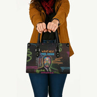 Martin Luther King Jr Day Leather Bag What Are You Doing For Others - Wonder Print Shop