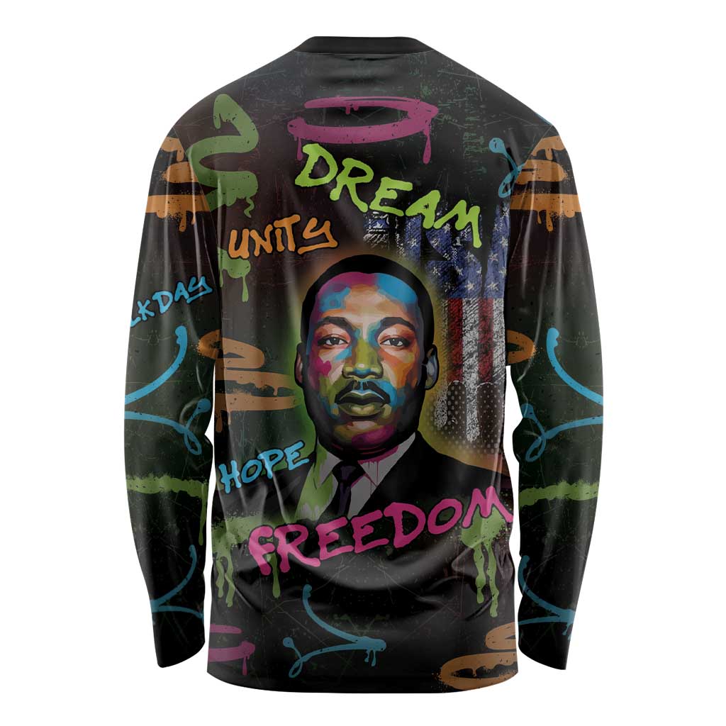 Martin Luther King Jr Day Long Sleeve Shirt What Are You Doing For Others - Wonder Print Shop