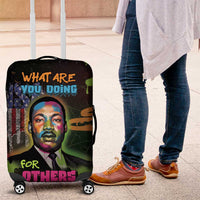 Martin Luther King Jr Day Luggage Cover What Are You Doing For Others - Wonder Print Shop
