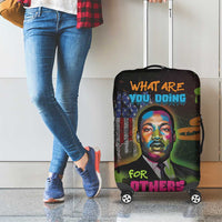 Martin Luther King Jr Day Luggage Cover What Are You Doing For Others - Wonder Print Shop