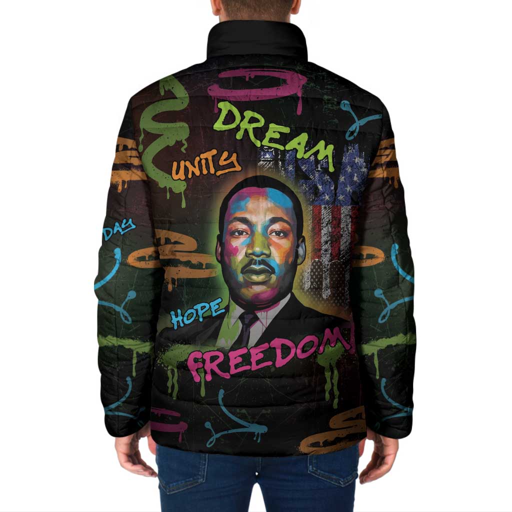 Martin Luther King Jr Day Padded Jacket What Are You Doing For Others - Wonder Print Shop