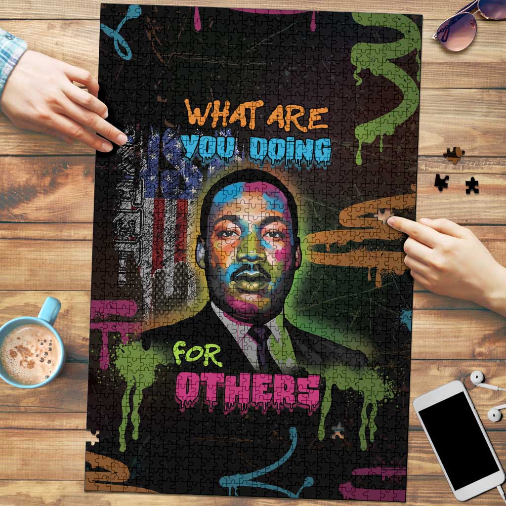 Martin Luther King Jr Day Puzzle What Are You Doing For Others - Wonder Print Shop
