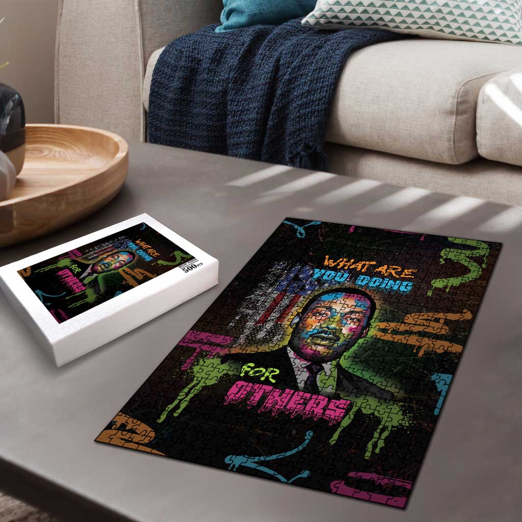 Martin Luther King Jr Day Puzzle What Are You Doing For Others - Wonder Print Shop