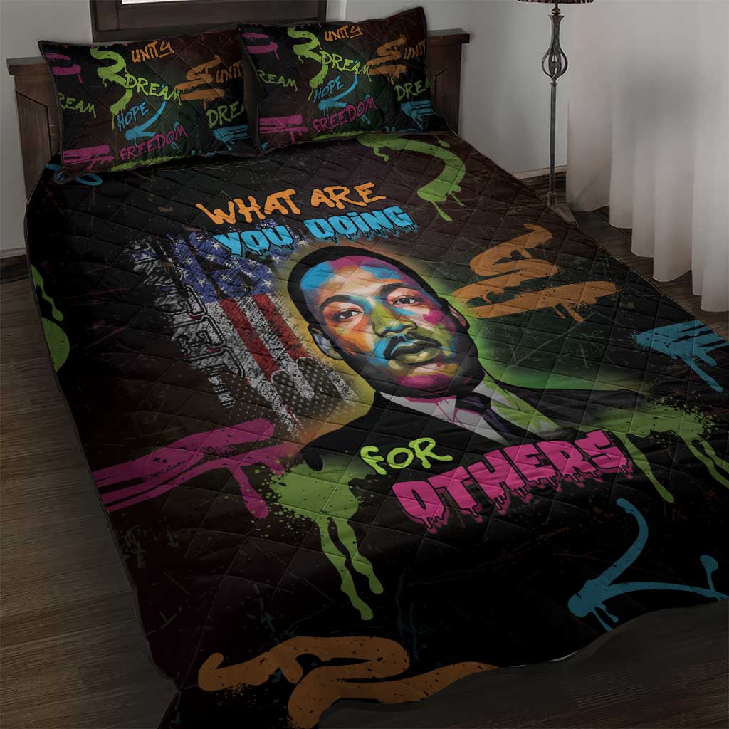 Martin Luther King Jr Day Quilt Bed Set What Are You Doing For Others - Wonder Print Shop