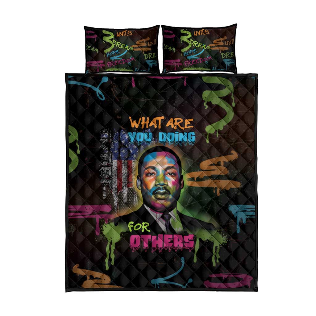 Martin Luther King Jr Day Quilt Bed Set What Are You Doing For Others - Wonder Print Shop