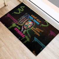 Martin Luther King Jr Day Rubber Doormat What Are You Doing For Others - Wonder Print Shop