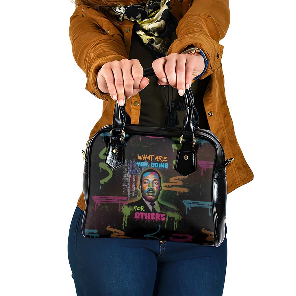 Martin Luther King Jr Day Shoulder Handbag What Are You Doing For Others - Wonder Print Shop