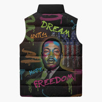 Martin Luther King Jr Day Sleeveless Puffer Jacket What Are You Doing For Others - Wonder Print Shop