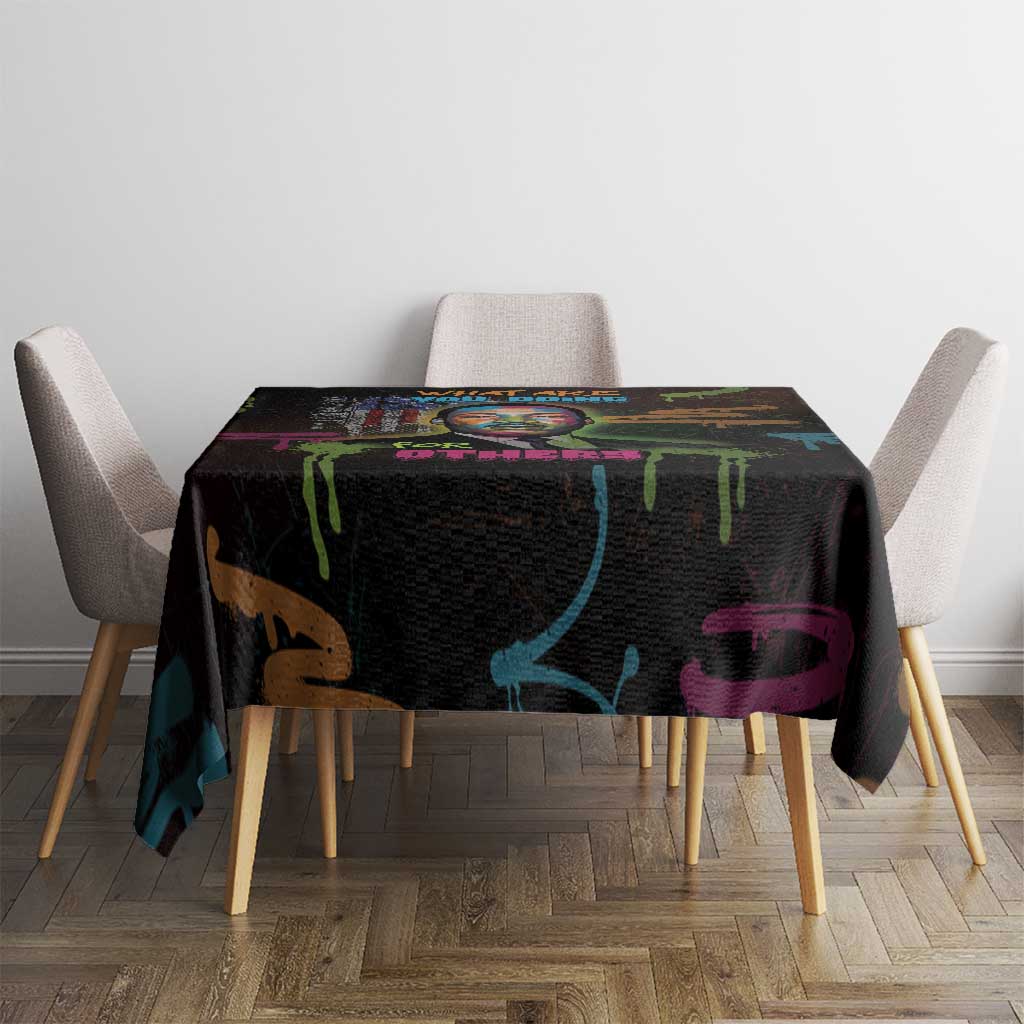 Martin Luther King Jr Day Tablecloth What Are You Doing For Others - Wonder Print Shop