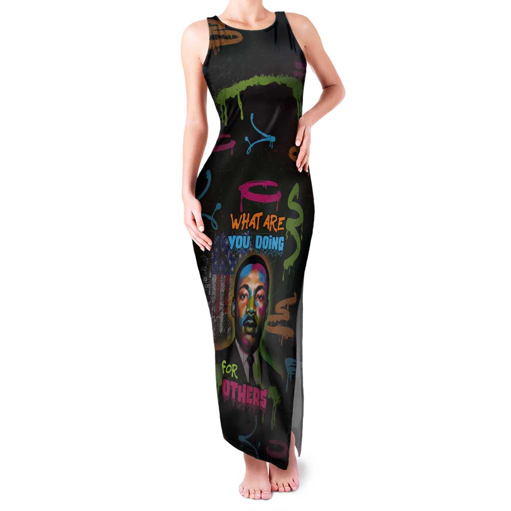 Martin Luther King Jr Day Tank Maxi Dress What Are You Doing For Others - Wonder Print Shop