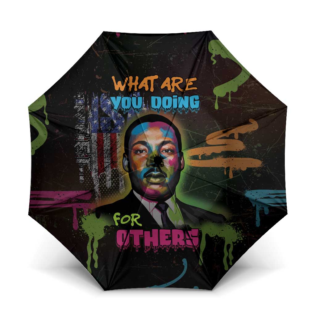 Martin Luther King Jr Day Umbrella What Are You Doing For Others - Wonder Print Shop