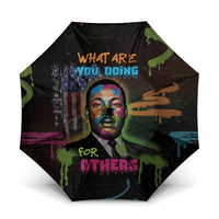 Martin Luther King Jr Day Umbrella What Are You Doing For Others - Wonder Print Shop