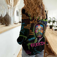 Martin Luther King Jr Day Women Casual Shirt What Are You Doing For Others - Wonder Print Shop