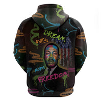 Martin Luther King Jr Day Zip Hoodie What Are You Doing For Others - Wonder Print Shop