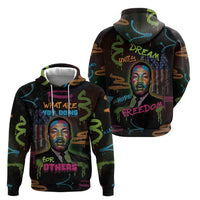 Martin Luther King Jr Day Zip Hoodie What Are You Doing For Others - Wonder Print Shop