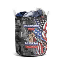 Martin Luther King Jr Day Laundry Basket Dreamers Today Leaders Tomorrow - Wonder Print Shop