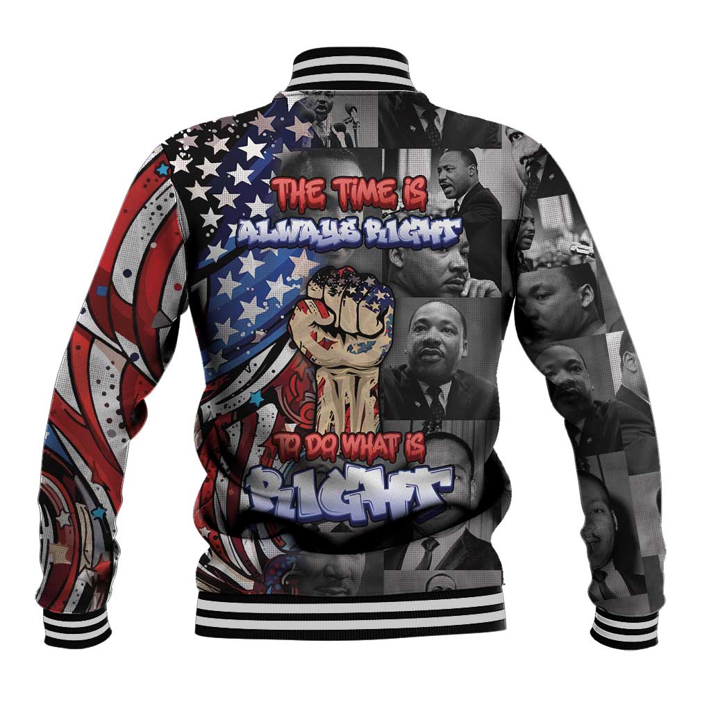 Martin Luther King Jr Day Baseball Jacket Dreamers Today Leaders Tomorrow - Wonder Print Shop