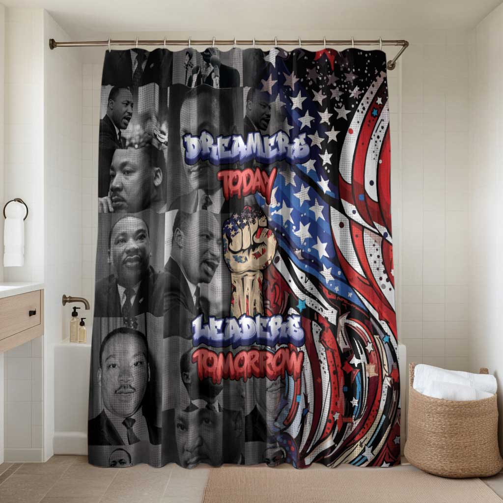 Martin Luther King Jr Day Bathroom Set Dreamers Today Leaders Tomorrow - Wonder Print Shop