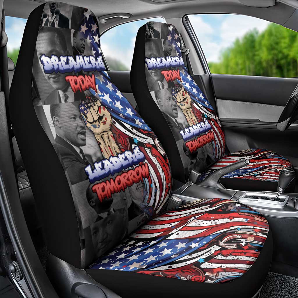 Martin Luther King Jr Day Car Seat Cover Dreamers Today Leaders Tomorrow - Wonder Print Shop