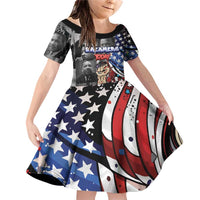 Martin Luther King Jr Day Family Matching Off Shoulder Short Dress and Hawaiian Shirt Dreamers Today Leaders Tomorrow - Wonder Print Shop