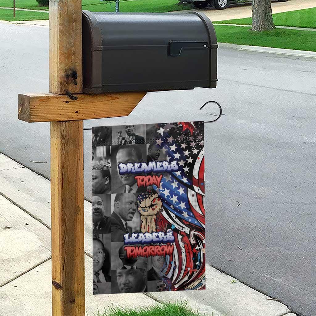 Martin Luther King Jr Day Garden Flag Dreamers Today Leaders Tomorrow - Wonder Print Shop