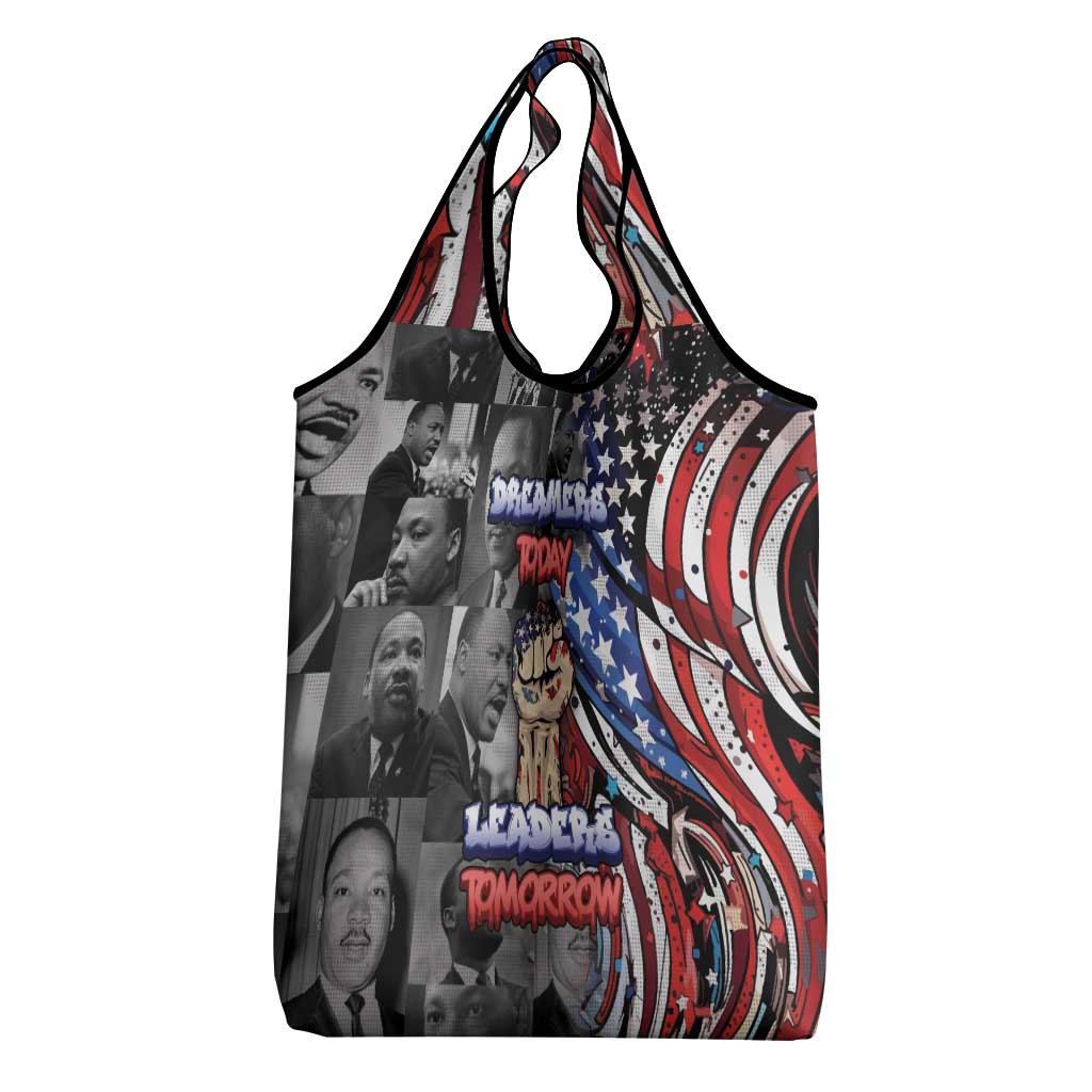 Martin Luther King Jr Day Grocery Bag Dreamers Today Leaders Tomorrow - Wonder Print Shop