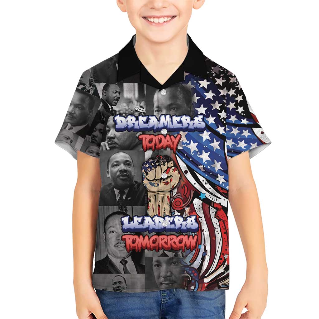Martin Luther King Jr Day Hawaiian Shirt Dreamers Today Leaders Tomorrow - Wonder Print Shop