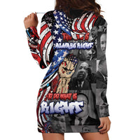 Martin Luther King Jr Day Hoodie Dress Dreamers Today Leaders Tomorrow - Wonder Print Shop
