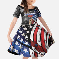 Martin Luther King Jr Day Kid Short Sleeve Dress Dreamers Today Leaders Tomorrow - Wonder Print Shop