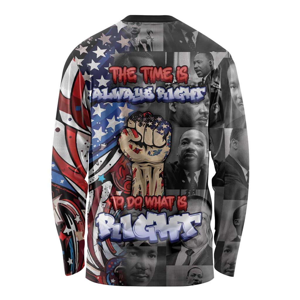 Martin Luther King Jr Day Long Sleeve Shirt Dreamers Today Leaders Tomorrow - Wonder Print Shop