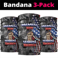 Martin Luther King Jr Day Neck Gaiter Dreamers Today Leaders Tomorrow - Wonder Print Shop