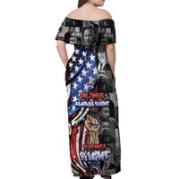 Martin Luther King Jr Day Off Shoulder Maxi Dress Dreamers Today Leaders Tomorrow - Wonder Print Shop