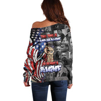 Martin Luther King Jr Day Off Shoulder Sweater Dreamers Today Leaders Tomorrow - Wonder Print Shop