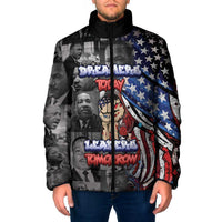 Martin Luther King Jr Day Padded Jacket Dreamers Today Leaders Tomorrow - Wonder Print Shop