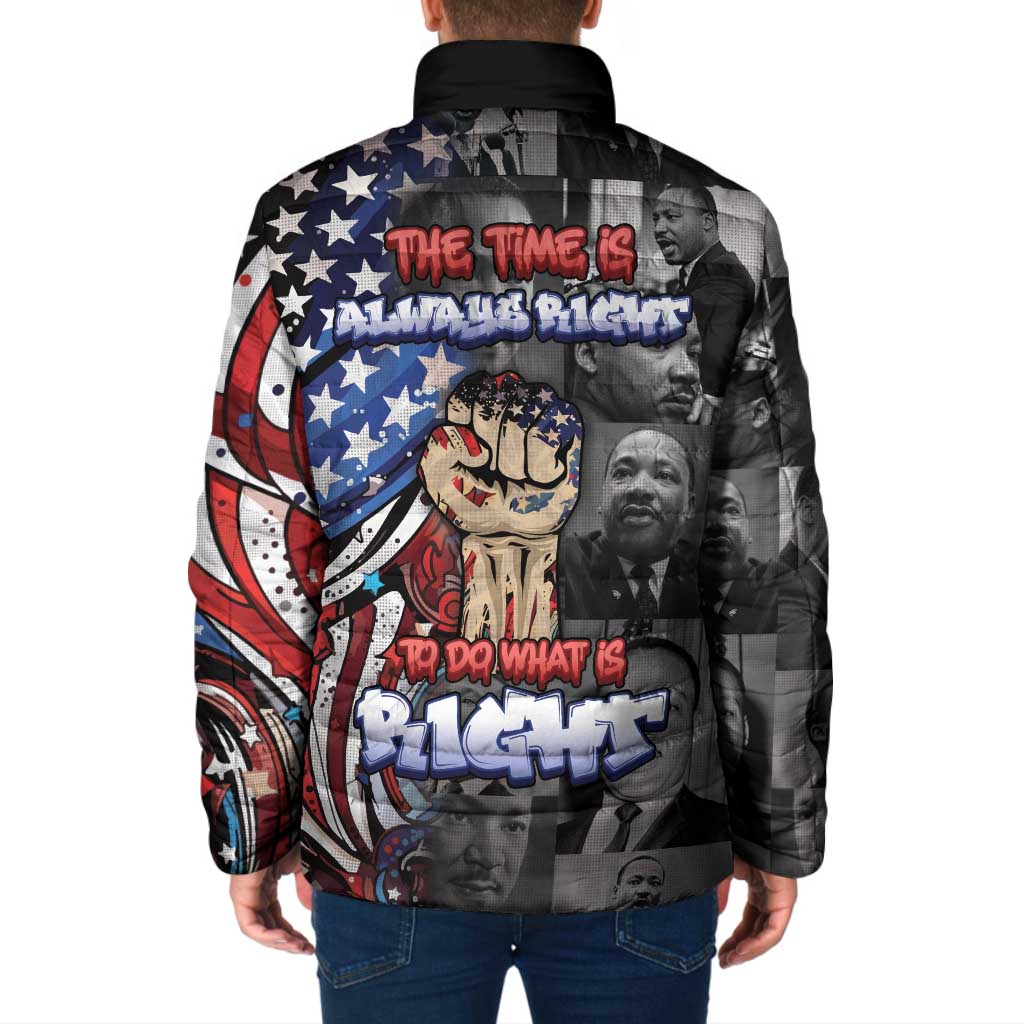 Martin Luther King Jr Day Padded Jacket Dreamers Today Leaders Tomorrow - Wonder Print Shop