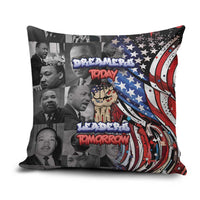 Martin Luther King Jr Day Pillow Cover Dreamers Today Leaders Tomorrow - Wonder Print Shop
