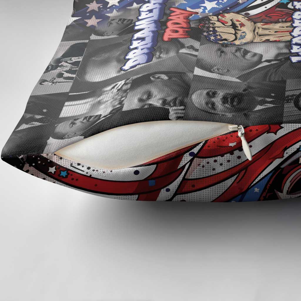 Martin Luther King Jr Day Pillow Cover Dreamers Today Leaders Tomorrow - Wonder Print Shop