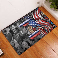 Martin Luther King Jr Day Rubber Doormat Dreamers Today Leaders Tomorrow - Wonder Print Shop